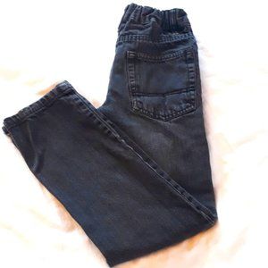 Boys Size 8 Black Jeans with Faded Look, George